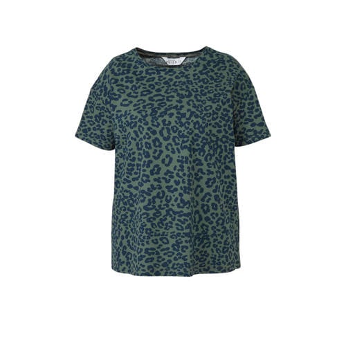 Studio Untold Shirt Met Panterprint studio untold kopen in de aanbieding