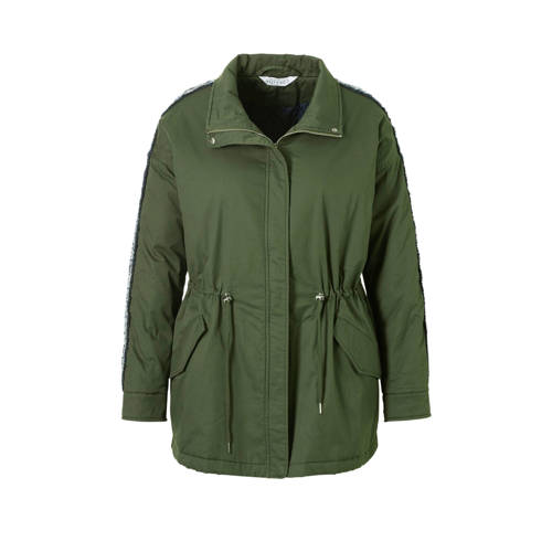 Studio Untold Parka Met Zijbies studio untold kopen in de aanbieding