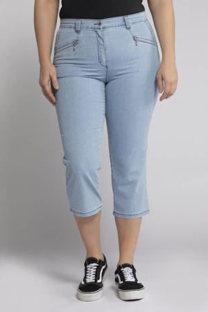 straight fit capri jeans Mony light denim