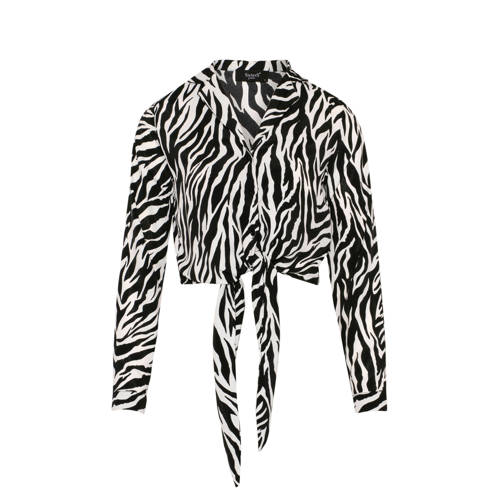 Sisters Point Top Met Zebraprint sisters point kopen in de aanbieding