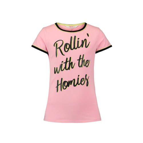 Coolcat T Shirt Met Tekst Roze coolcat kopen in de aanbieding