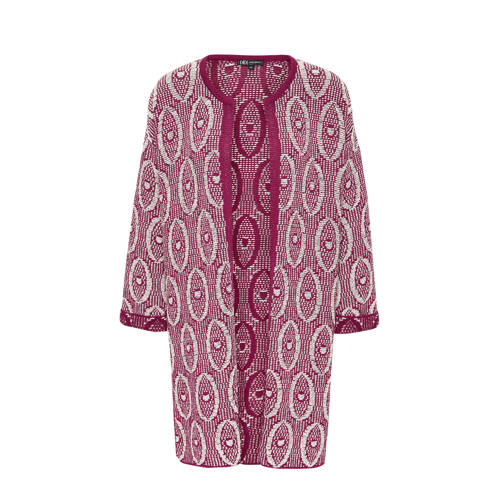 Didi Vest Met Allover Print Aubergine didi kopen in de aanbieding Didi Vest Met Allover Print Aubergine didi kopen in de aanbieding