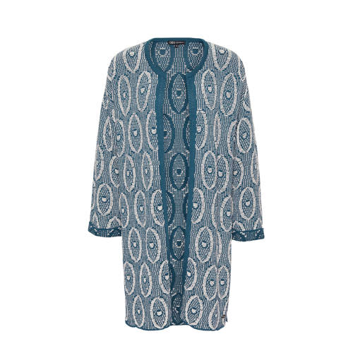 Didi Vest Met Allover Print Petrol didi kopen in de aanbieding Didi Vest Met Allover Print Petrol didi kopen in de aanbieding