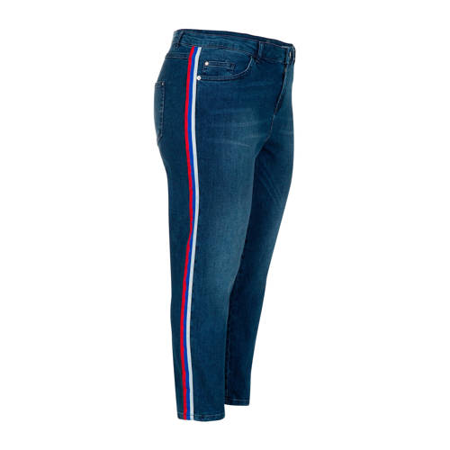 Miss Etam High Waist Slim Fit Jeans Blauw miss etam kopen in de aanbieding