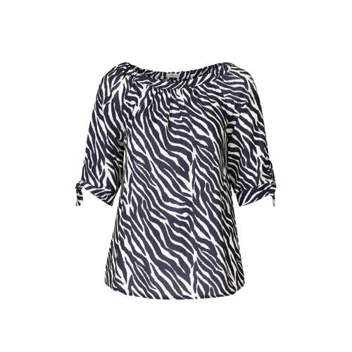 Paprika Top Met Zebraprint Marine paprika kopen in de aanbieding