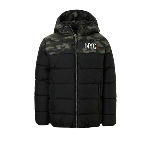 Ca Here There Omkeerbare Winterjas Met Camouflageprint Groen ca kopen in de aanbieding Ca Here There Omkeerbare Winterjas Met Camouflageprint Groen ca kopen in de aanbieding