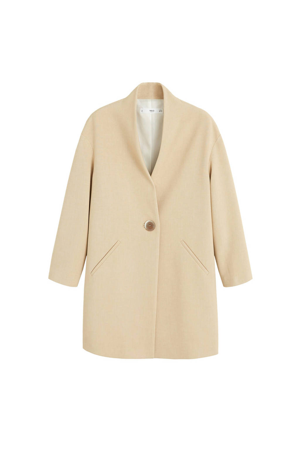 Mango coat beige, Beige