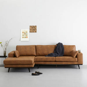 eco-leren hoekbank links Torino