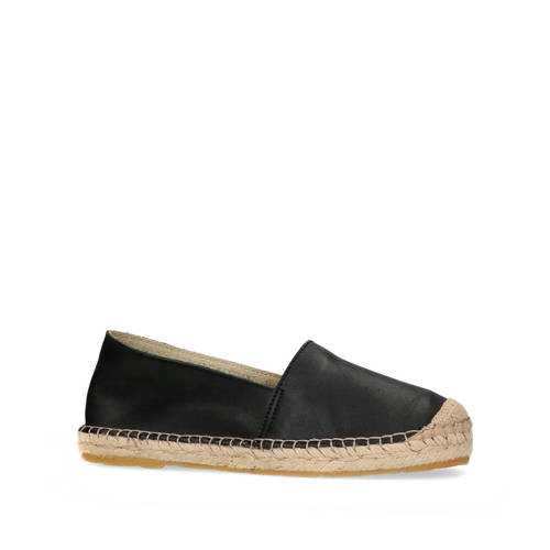 Sacha Leren Espadrilles Zwart sacha kopen in de aanbieding Sacha Leren Espadrilles Zwart sacha kopen in de aanbieding