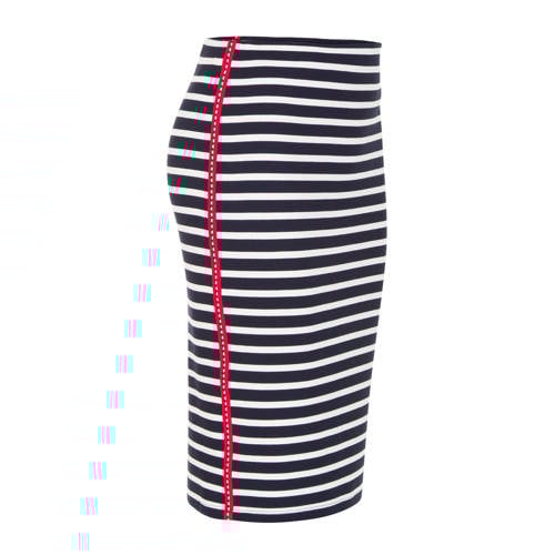 Miss Etam Regulier Gestreepte Rok Donkerblauw miss etam kopen in de aanbieding Miss Etam Regulier Gestreepte Rok Donkerblauw miss etam kopen in de aanbieding