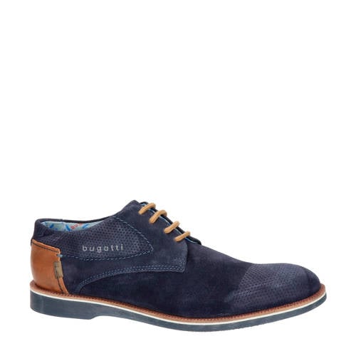 Bugatti Suede Veterschoenen Donkerblauw bugatti kopen in de aanbieding Bugatti Suede Veterschoenen Donkerblauw bugatti kopen in de aanbieding