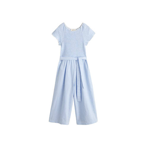 Mango Kids Gestreepte Loose Fit Jumpsuit Blauw mango kids kopen in de aanbieding Mango Kids Gestreepte Loose Fit Jumpsuit Blauw mango kids kopen in de aanbieding
