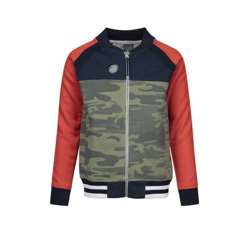 Baker Bridge Sweatvest Kick Met Camouflageprint baker bridge kopen in de aanbieding