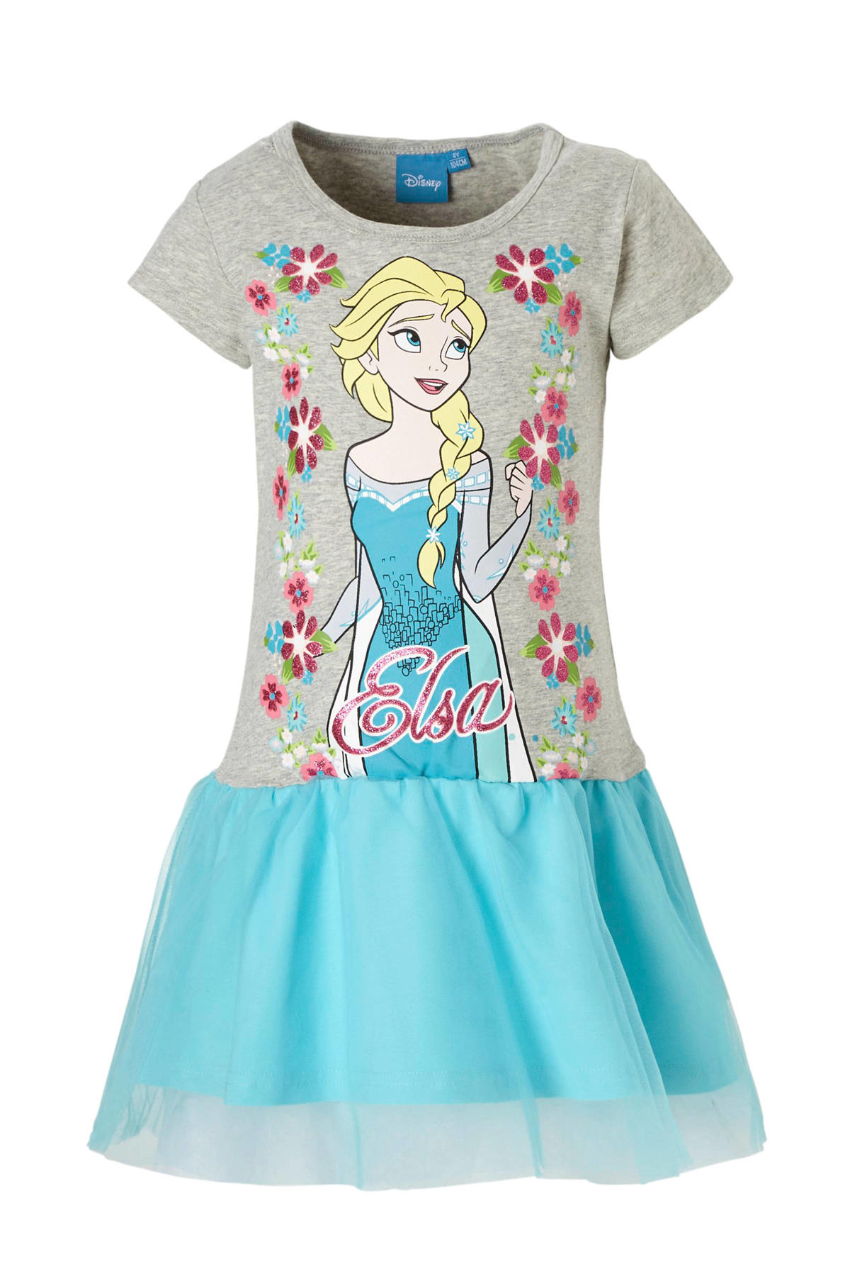Dankbaar Actief wasserette Frozen jurk Elsa grijs | wehkamp