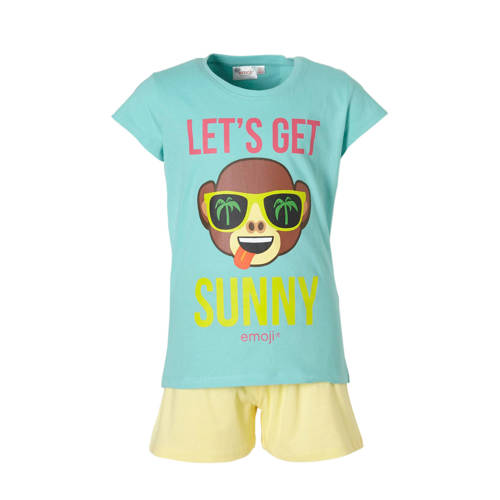 Emoji Shortama Blauw huismerk kopen in de aanbieding