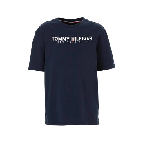 Tommy Hilfiger Sport T Shirt Met Logo Donkerblauw tommy hilfiger kopen in de aanbieding