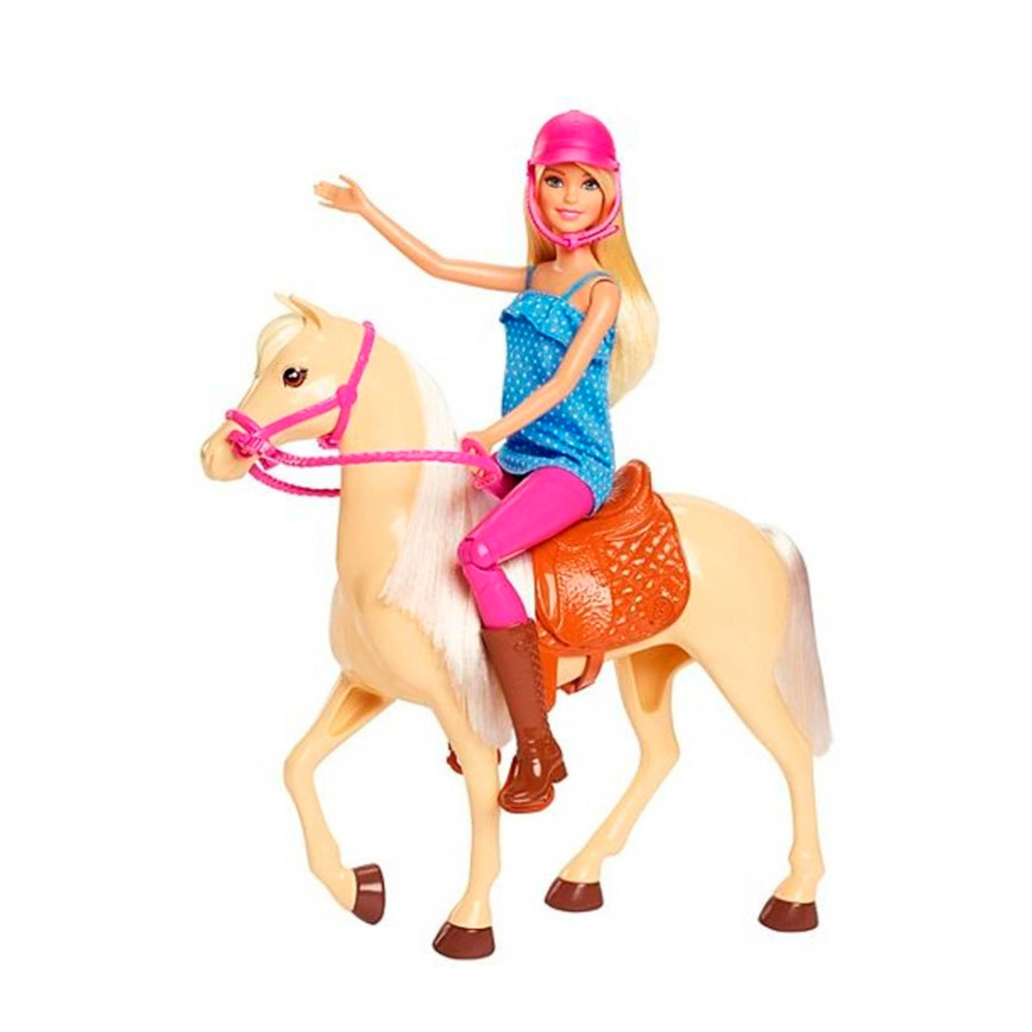 Barbie met promo paard