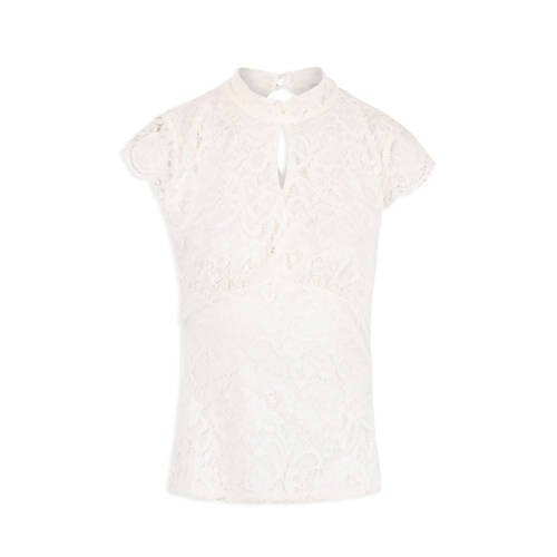 Morgan Kanten Top Ecru morgan kopen in de aanbieding Morgan Kanten Top Ecru morgan kopen in de aanbieding