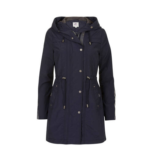 Miss Etam Regulier Parka Blauw miss etam kopen in de aanbieding