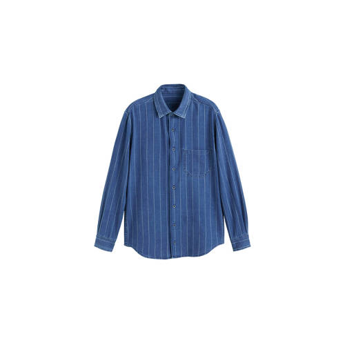 Mango Man Gestreept Regular Fit Overhemd Blauw mango man kopen in de aanbieding Mango Man Gestreept Regular Fit Overhemd Blauw mango man kopen in de aanbieding