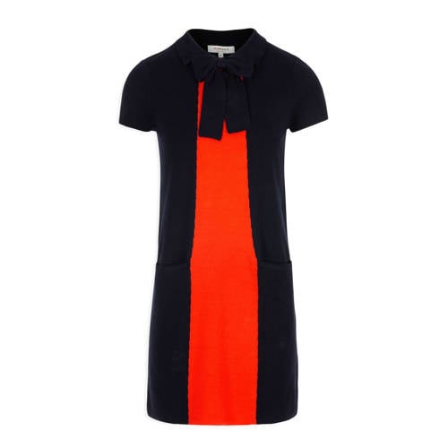 Morgan Fijngebreide Jurk Donkerblauw morgan kopen in de aanbieding