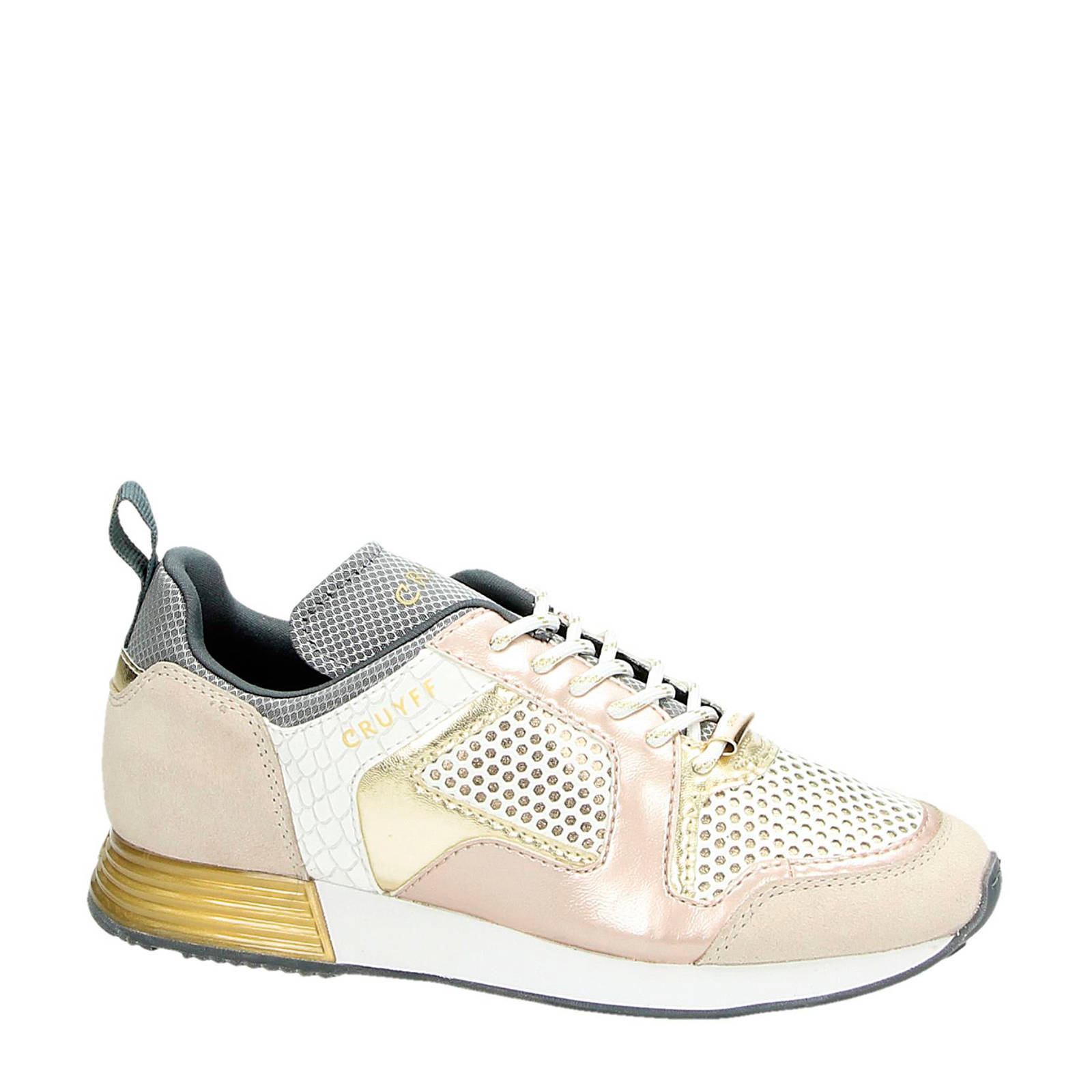 Cruyff Lusso D sneakers roze/goud | wehkamp
