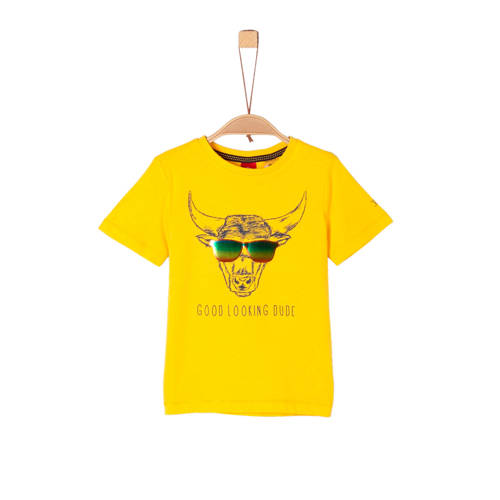 Soliver T Shirt Met Printopdruk Geel soliver kopen in de aanbieding Soliver T Shirt Met Printopdruk Geel soliver kopen in de aanbieding