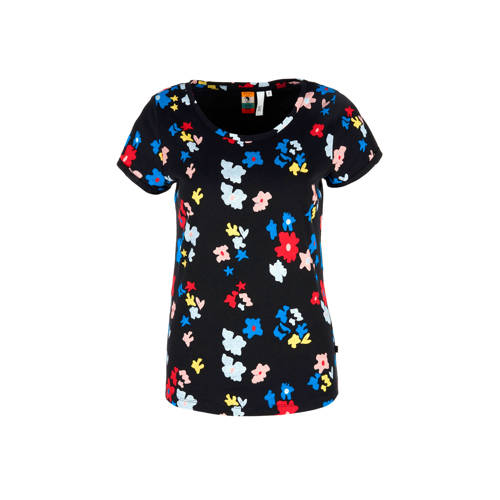 Qs Designed By T Shirt Met Bloemenprint qs designed by kopen in de aanbieding