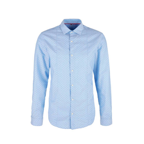 Soliver Regular Fit Overhemd Blauw soliver kopen in de aanbieding