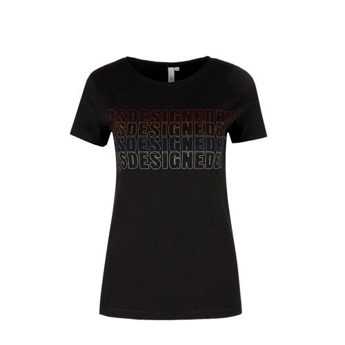 Qs Designed By T Shirt Met Printopdruk qs designed by kopen in de aanbieding