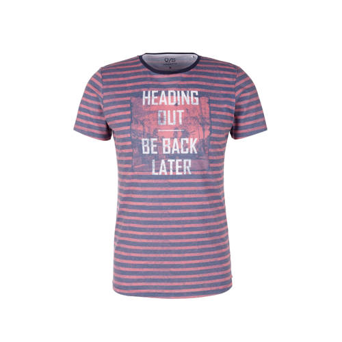 Qs Designed By T Shirt Met Streep En Tekst Opdruk qs designed by kopen in de aanbieding Qs Designed By T Shirt Met Streep En Tekst Opdruk qs designed by kopen in de aanbieding