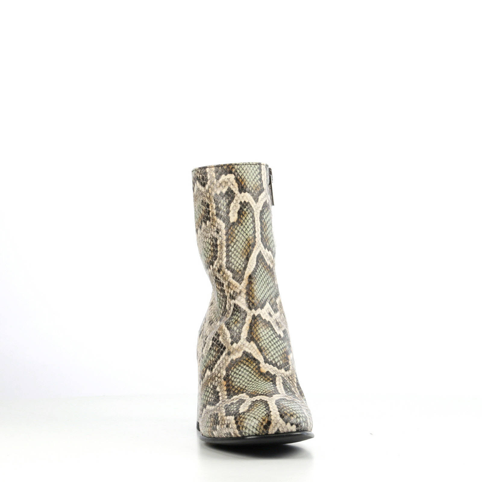 Slangenprint dames VIA VAI enkellaarzen | KLEDING.nl