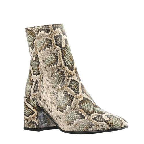 Via Vai Leren Enkellaarzen Met Slangenprint via vai kopen in de aanbieding