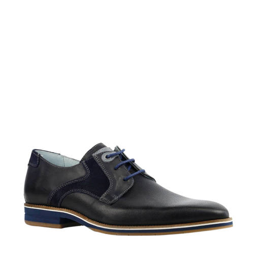 Giuseppe Maurizio Leren Veterschoenen Donkerblauw giuseppe maurizio kopen in de aanbieding