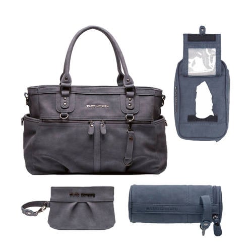 Little Company Luiertas Set Blauw little company kopen in de aanbieding