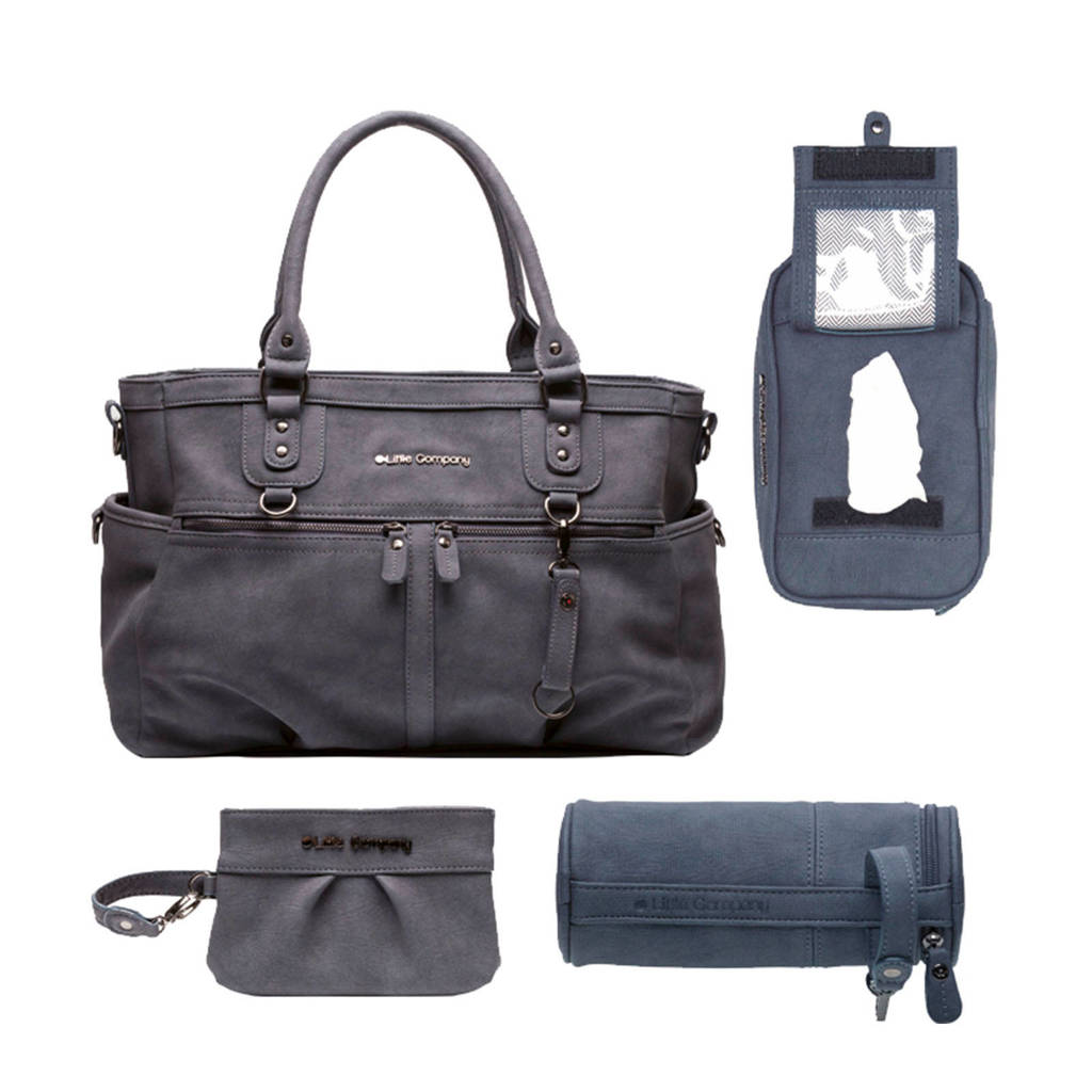 Little Company luiertas set blauw, Blauw
