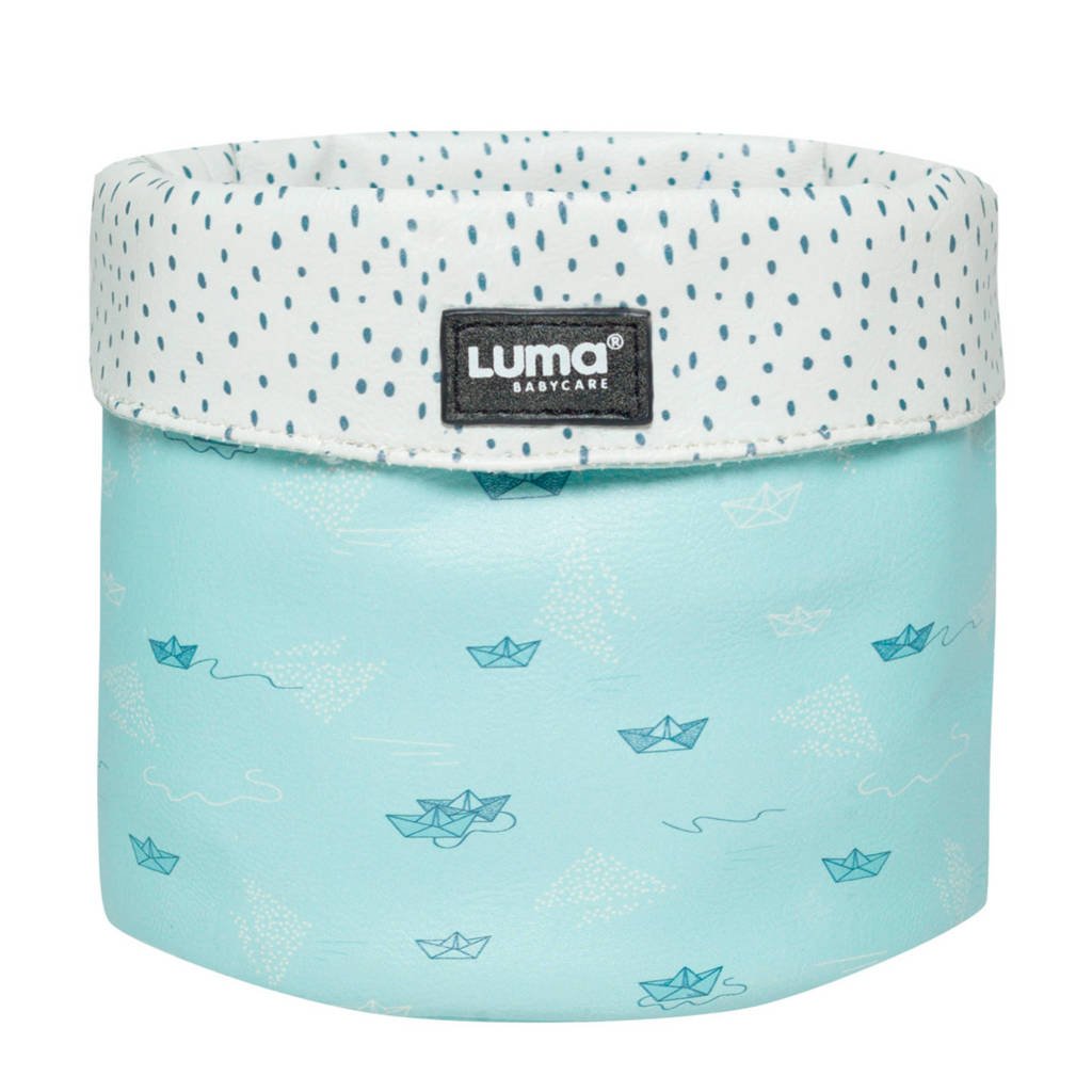 Luma verzorgingsmand paper boats, Blauw