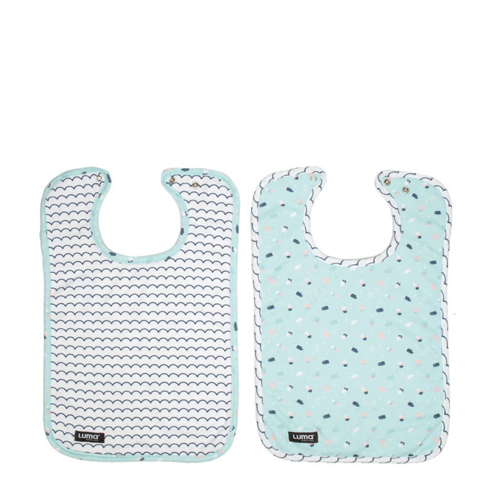 Luma slab ice cream (set van 2), Blauw