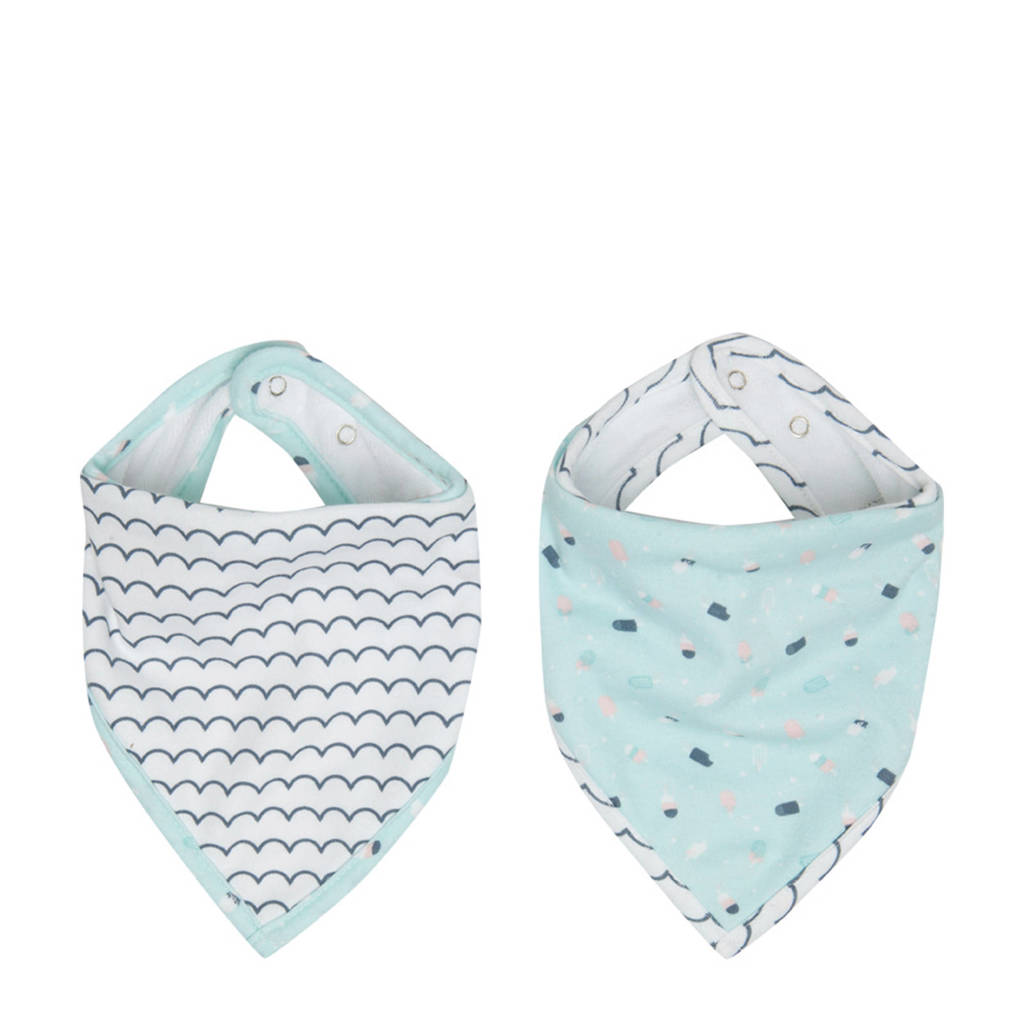Luma bandana slab ice cream (set van 2), Blauw