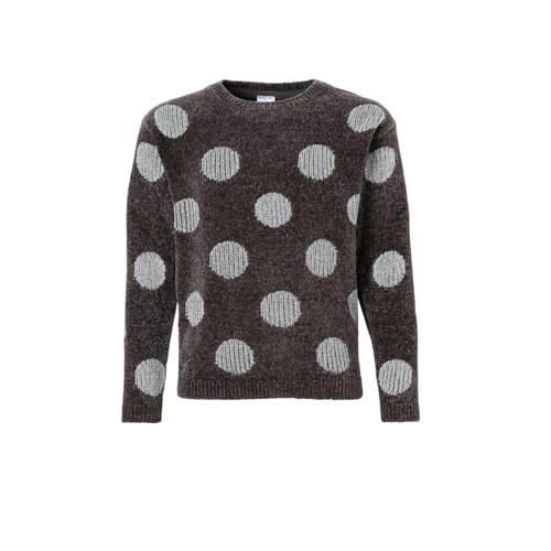 Ca Here There Chenille Trui Met Stippen Grijs ca kopen in de aanbieding Ca Here There Chenille Trui Met Stippen Grijs ca kopen in de aanbieding