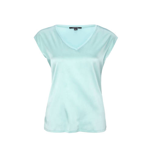 Comma T Shirt Mintgroen comma kopen in de aanbieding