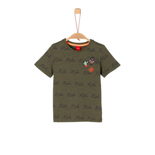 Soliver T Shirt Met Tekst En Printopdruk Groen soliver kopen in de aanbieding Soliver T Shirt Met Tekst En Printopdruk Groen soliver kopen in de aanbieding