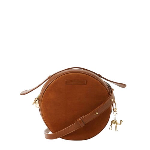 Fabienne Chapot Suede Crossbody Tas Cognac fabienne chapot kopen in de aanbieding Fabienne Chapot Suede Crossbody Tas Cognac fabienne chapot kopen in de aanbieding