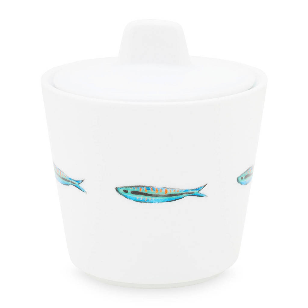 Fabienne Chapot Sardine suikerpot, Wit