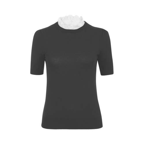 Promiss Truitje Met Opstaande Kraag Zwart promiss kopen in de aanbieding