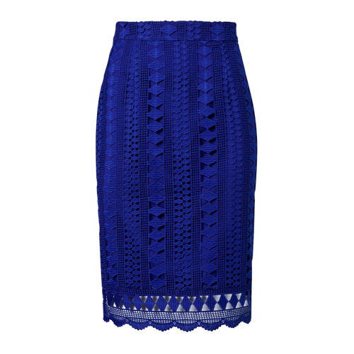 Promiss Mart Visser Kanten Rok Kobaltblauw promiss kopen in de aanbieding