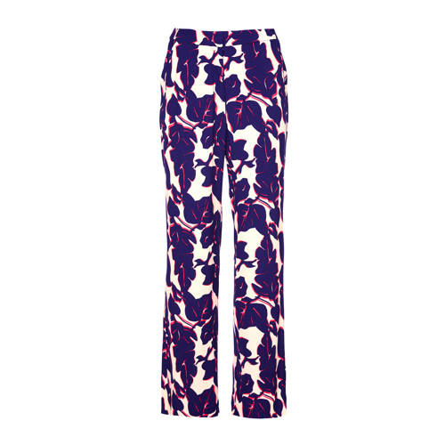 Promiss Mart Visser Pantalon Met Bladprint promiss kopen in de aanbieding