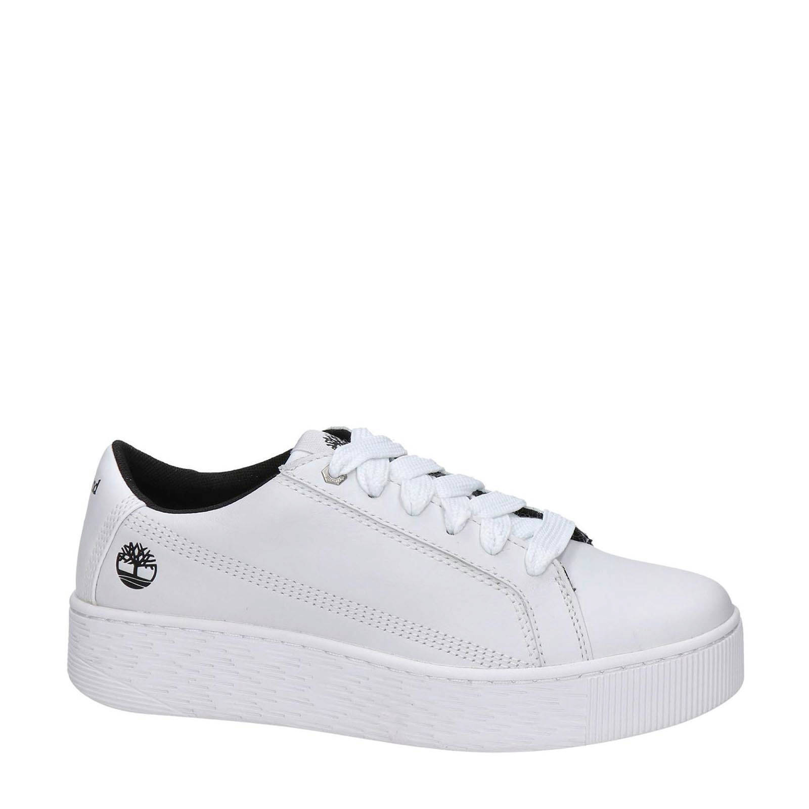 Timberland leren plateau sneakers wit | BHZNet.nl - Nieuws uit Biddinghuizen