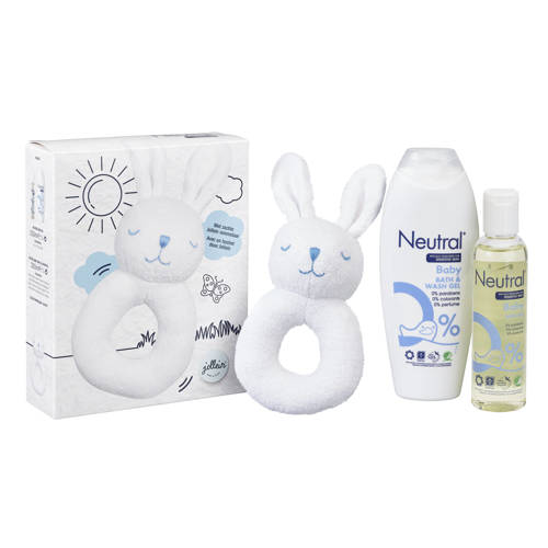 Neutral Cadeaupakket Met Jollein Rammelaar 3 Delig neutral kopen in de aanbieding