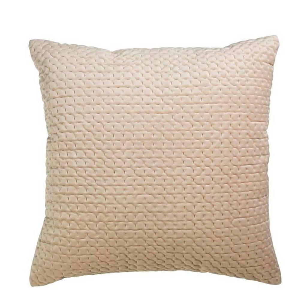 KAAT Amsterdam sierkussen Ottoman (45x45 cm), antiek cremewit